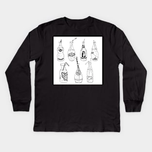 Bottles of drinks Kids Long Sleeve T-Shirt